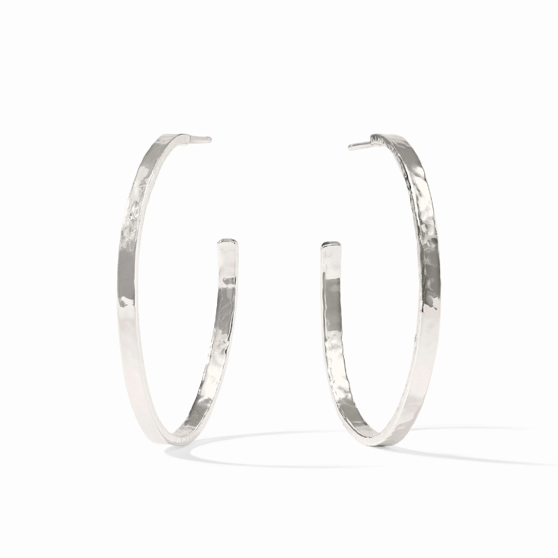 JULIE VOS Large Crescent Hoop Earrings