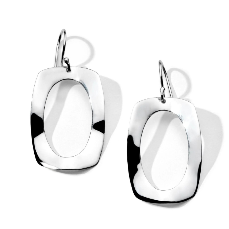 IPPOLITA Classico Rounded Rectangle Wavy Earrings