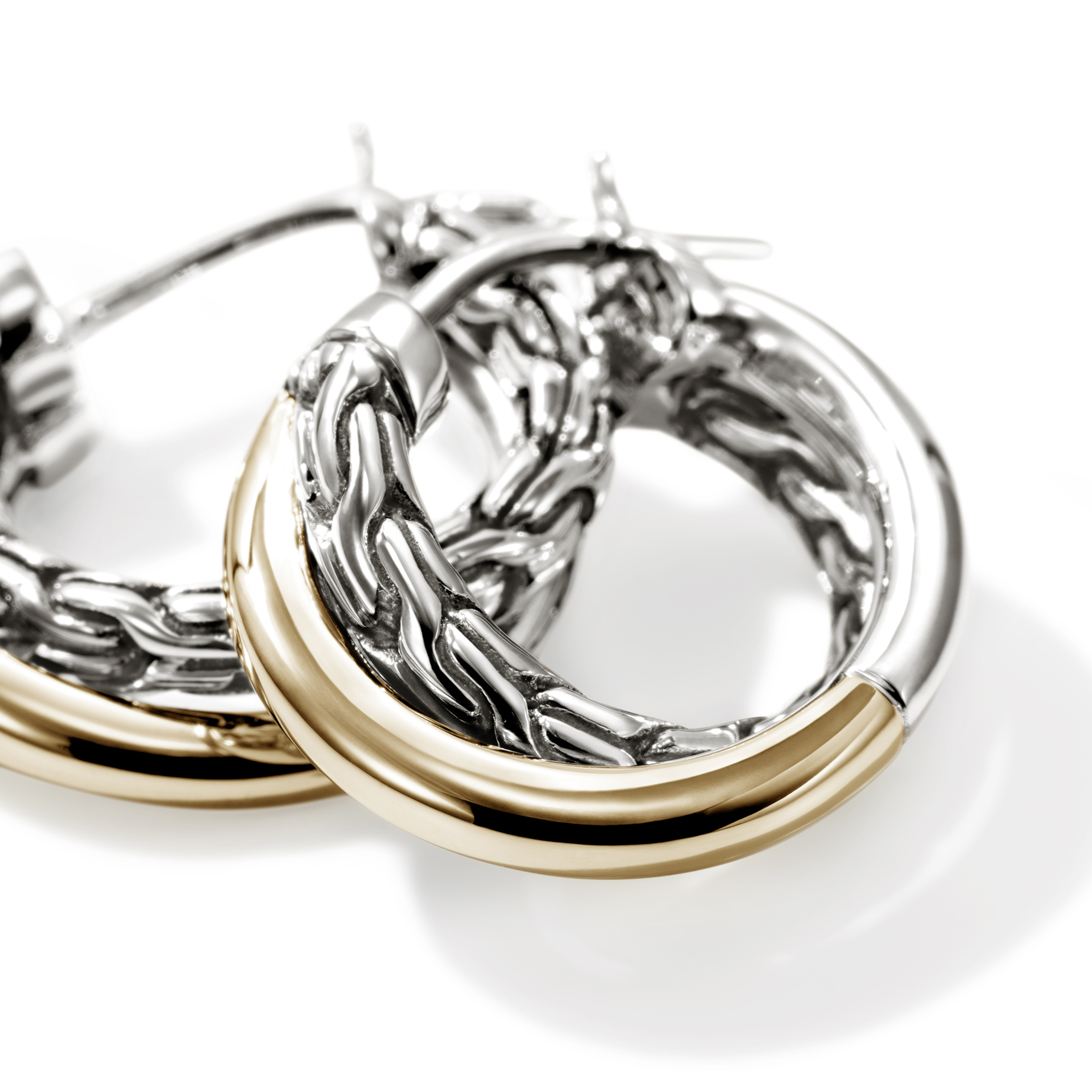 JOHN HARDY Essentials Crossover Hoop Earrings