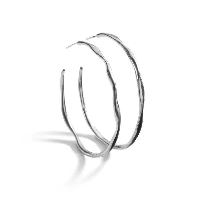 IPPOLITA Classico Thin Squiggle Hoop Earrings