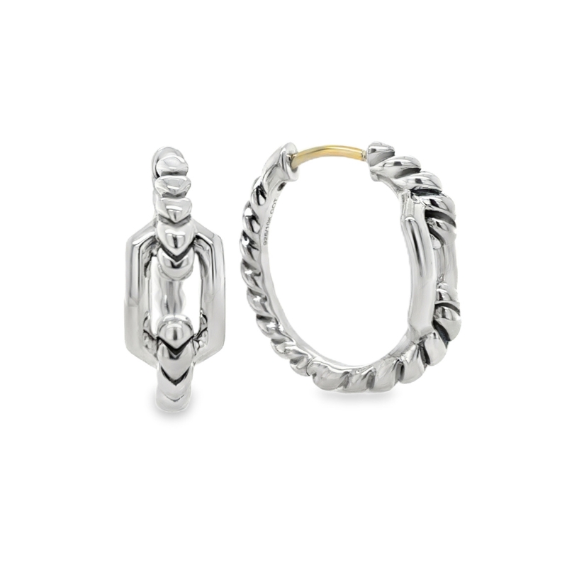 SS Link Hoop Earring