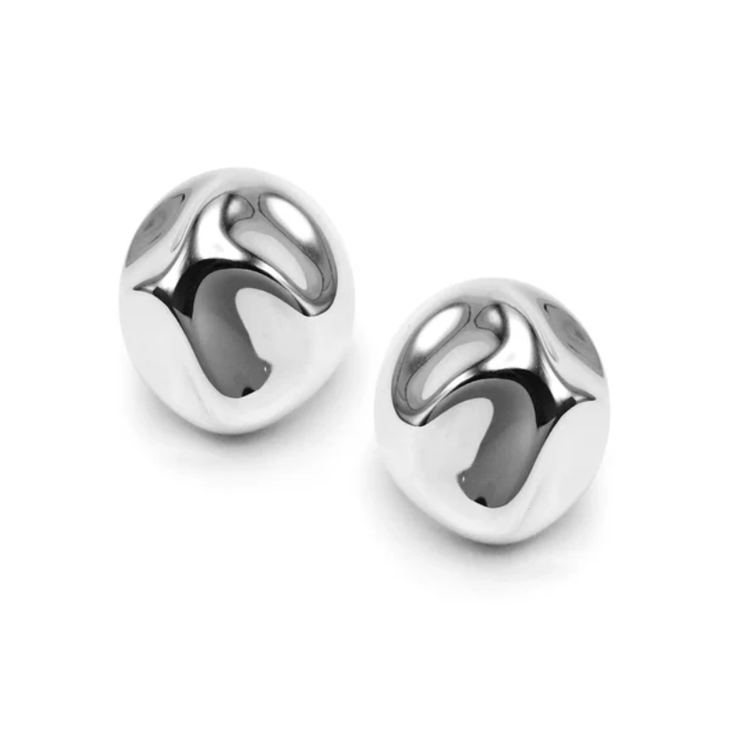 925 Classico Sculpted Dune Small Stud Earrings