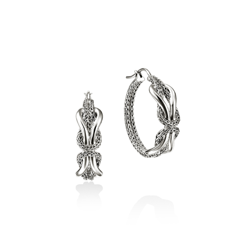John Hardy Infinite Love Knot Hoop Earring