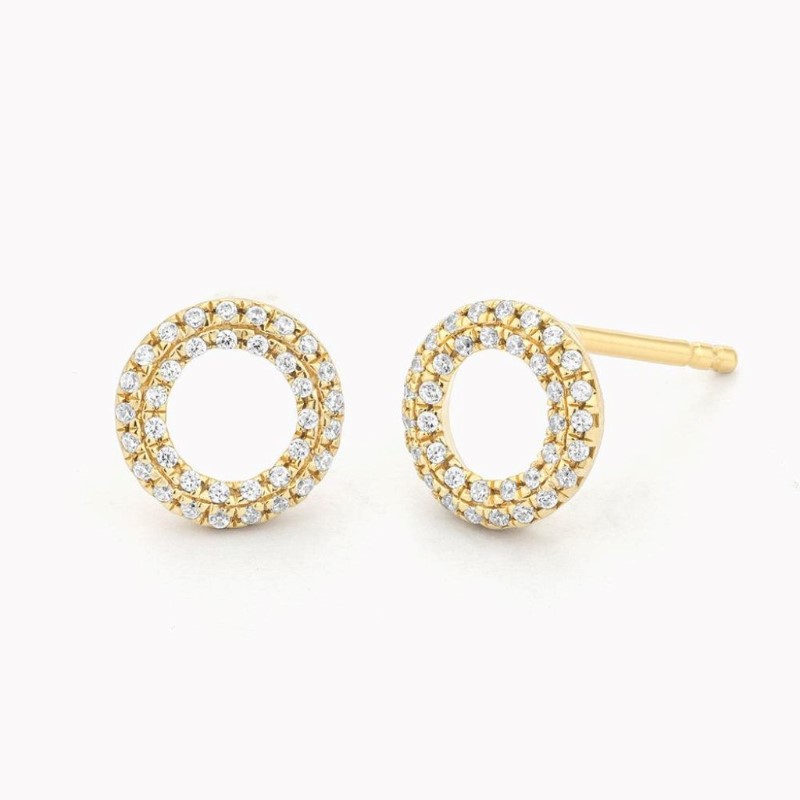 ELLA STEIN Sealed With a Kiss Stud Earrings