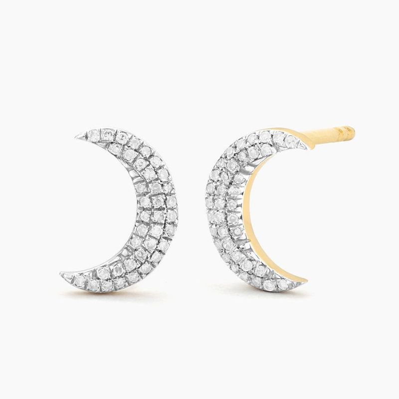 ELLA STEIN Mini Moons Stud Earrings