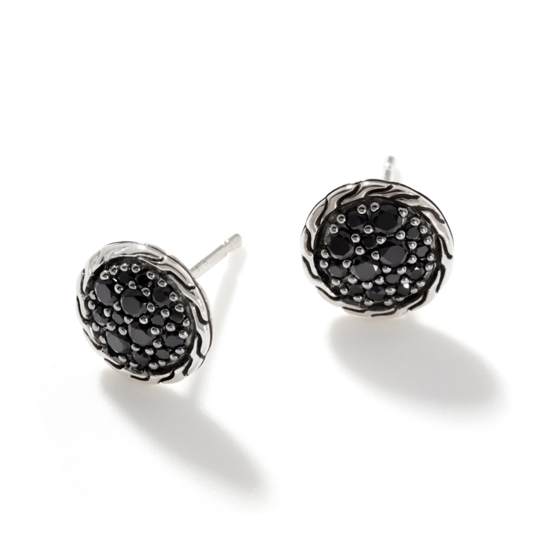 JOHN HARDY Carved Chain Pavé Studs