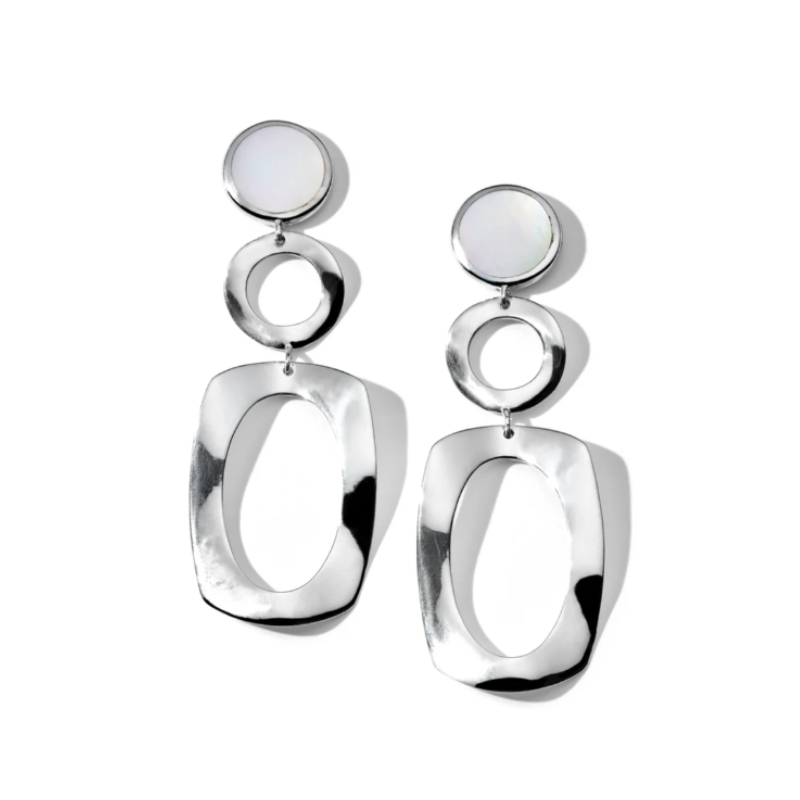 IPPOLITA Large Dot & Double Frame Earrings