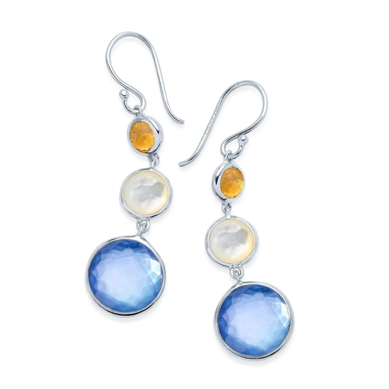 IPPOLITA Lollipop Lollitini 3-Stone Drop Earrings