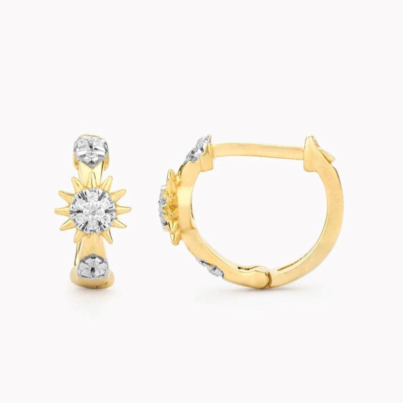 ELLA STEIN Star of the Show Hoop Earrings