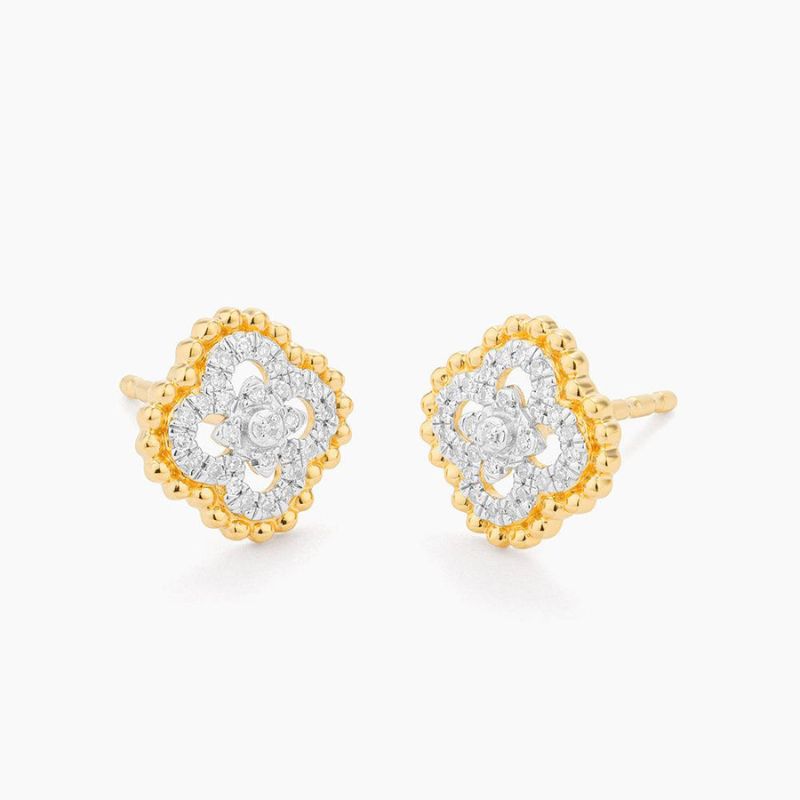 ELLA STEIN  Beaded Bloom Studs