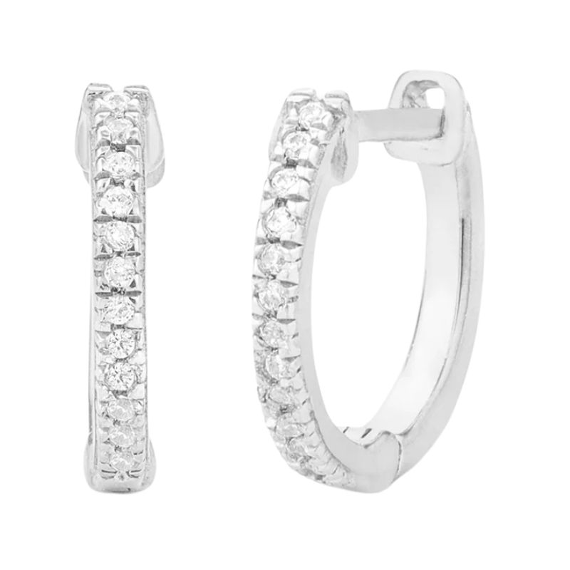 ELLA STEIN Half-Hearted Adventure? Never! Hoop Earrings