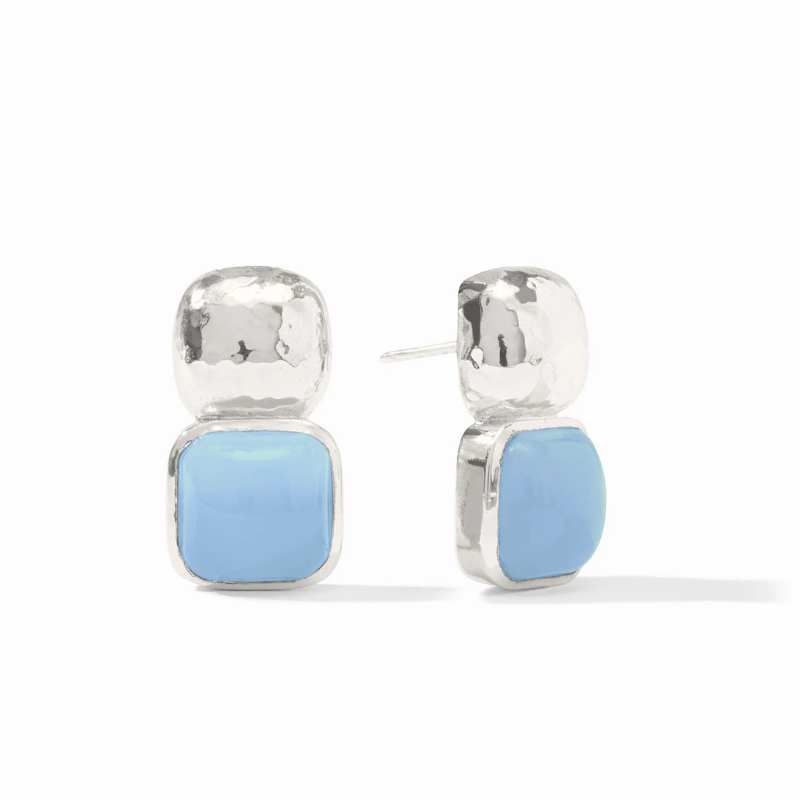 Catalina Earring w/ Blue Chalcendony