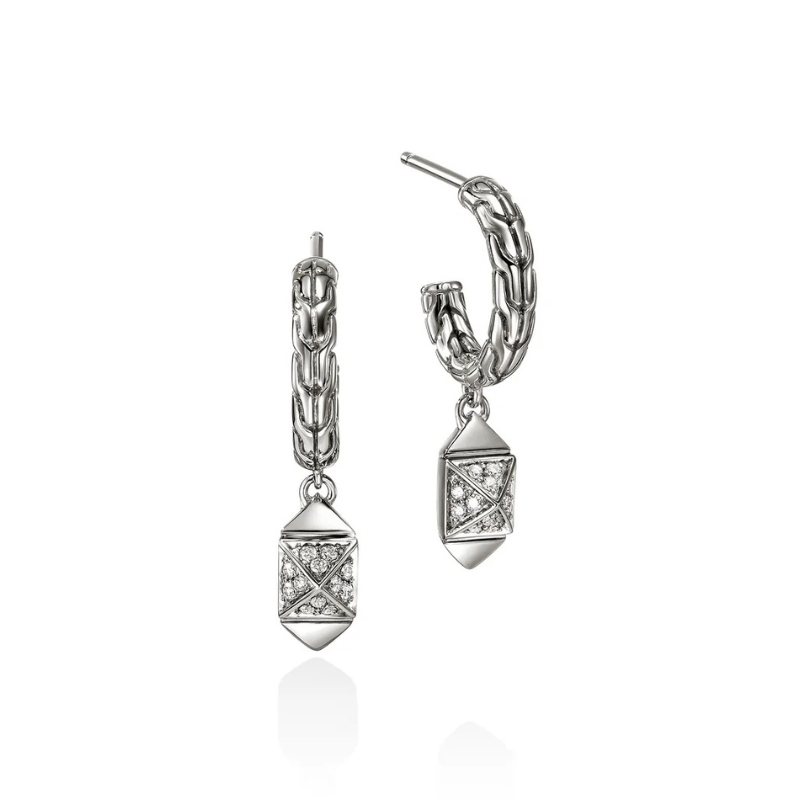 JOHN HARDY Icon Diamond Pavé Drop Earrings