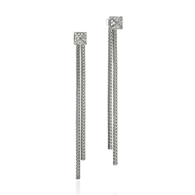 JOHN HARDY Icon Diamond Pavé Drop Earrings