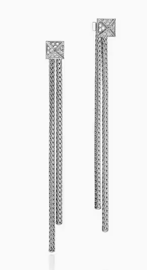 JOHN HARDY Icon Diamond Pavé Drop Earrings