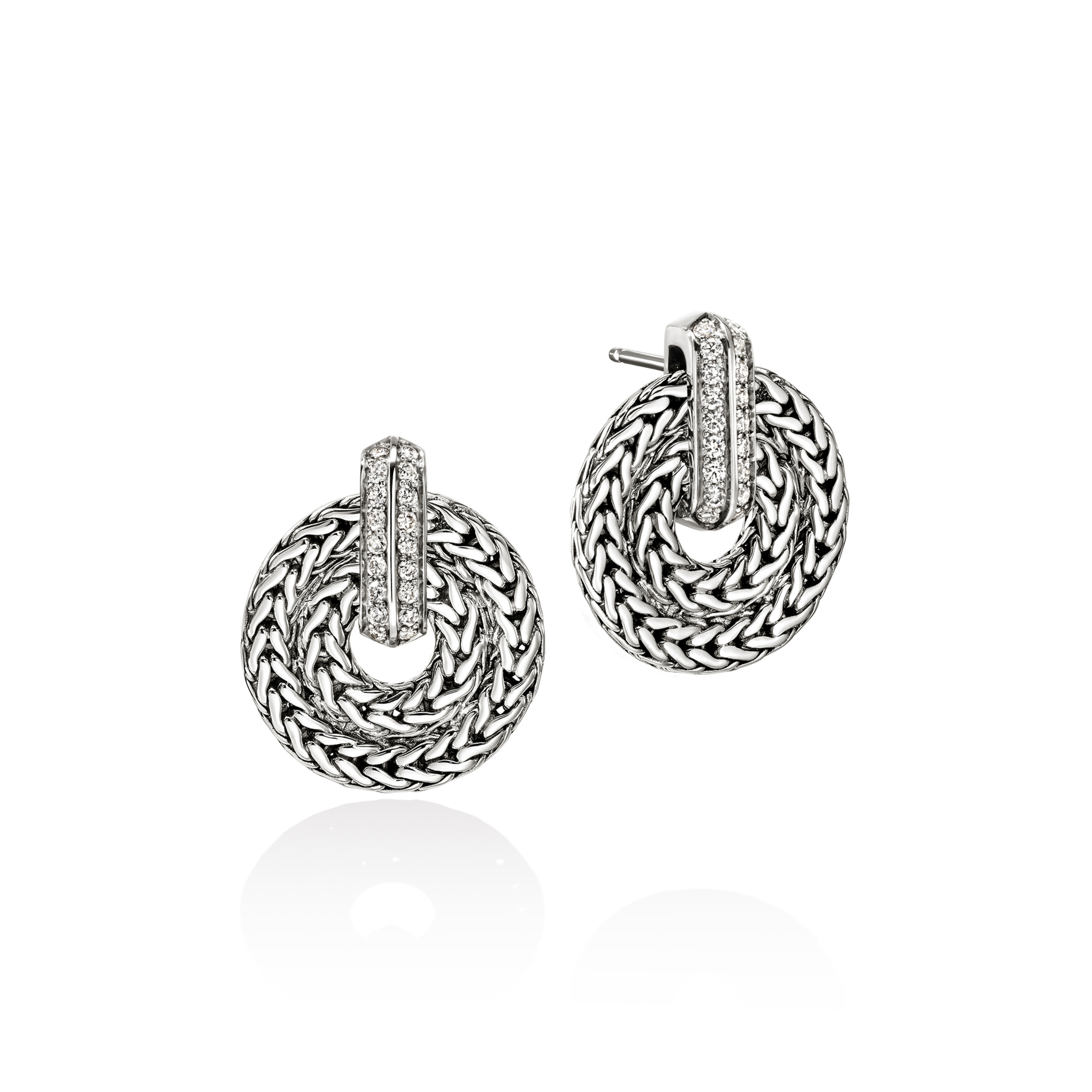 JOHN HARDY Icon Link Diamond Earrings