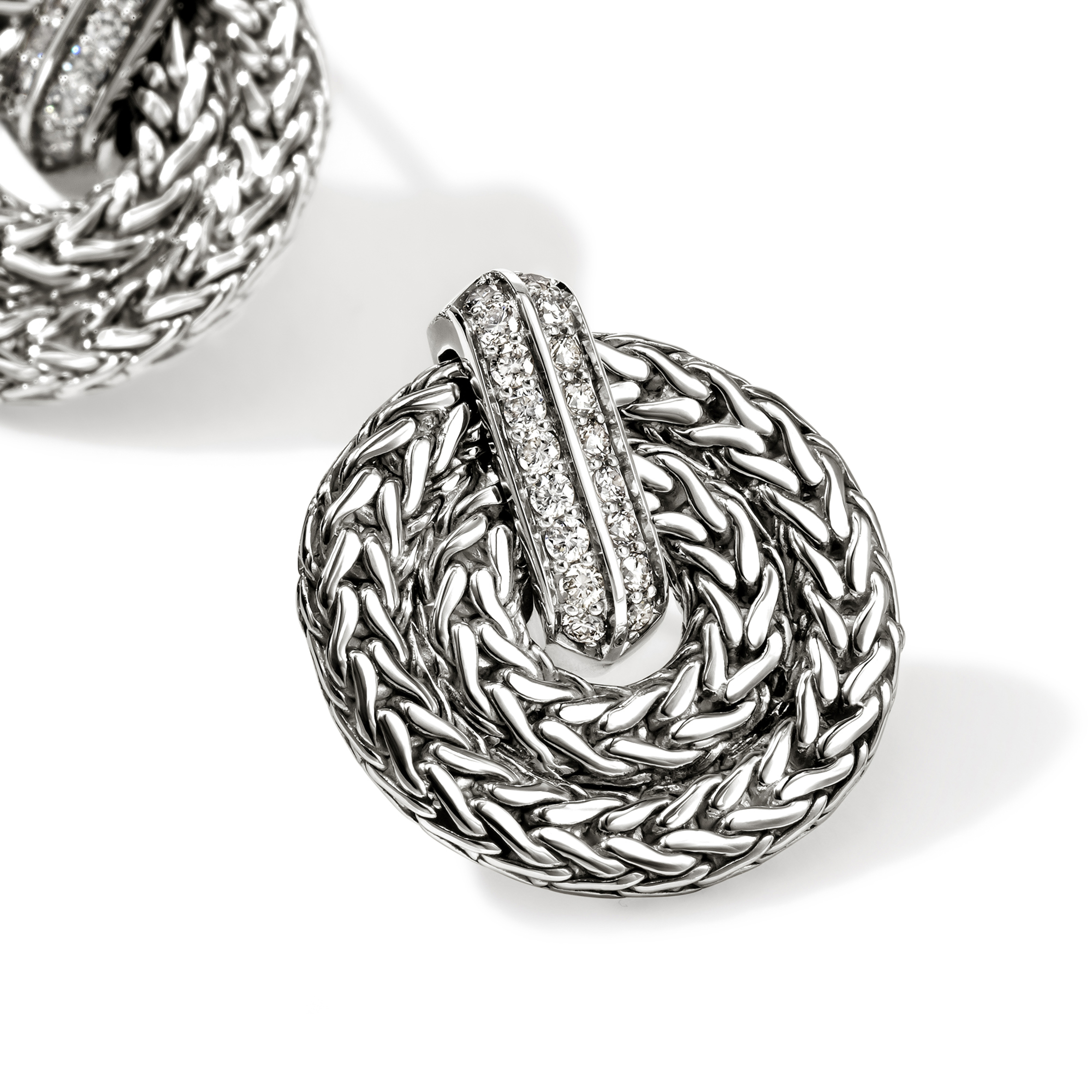 JOHN HARDY Icon Link Diamond Earrings