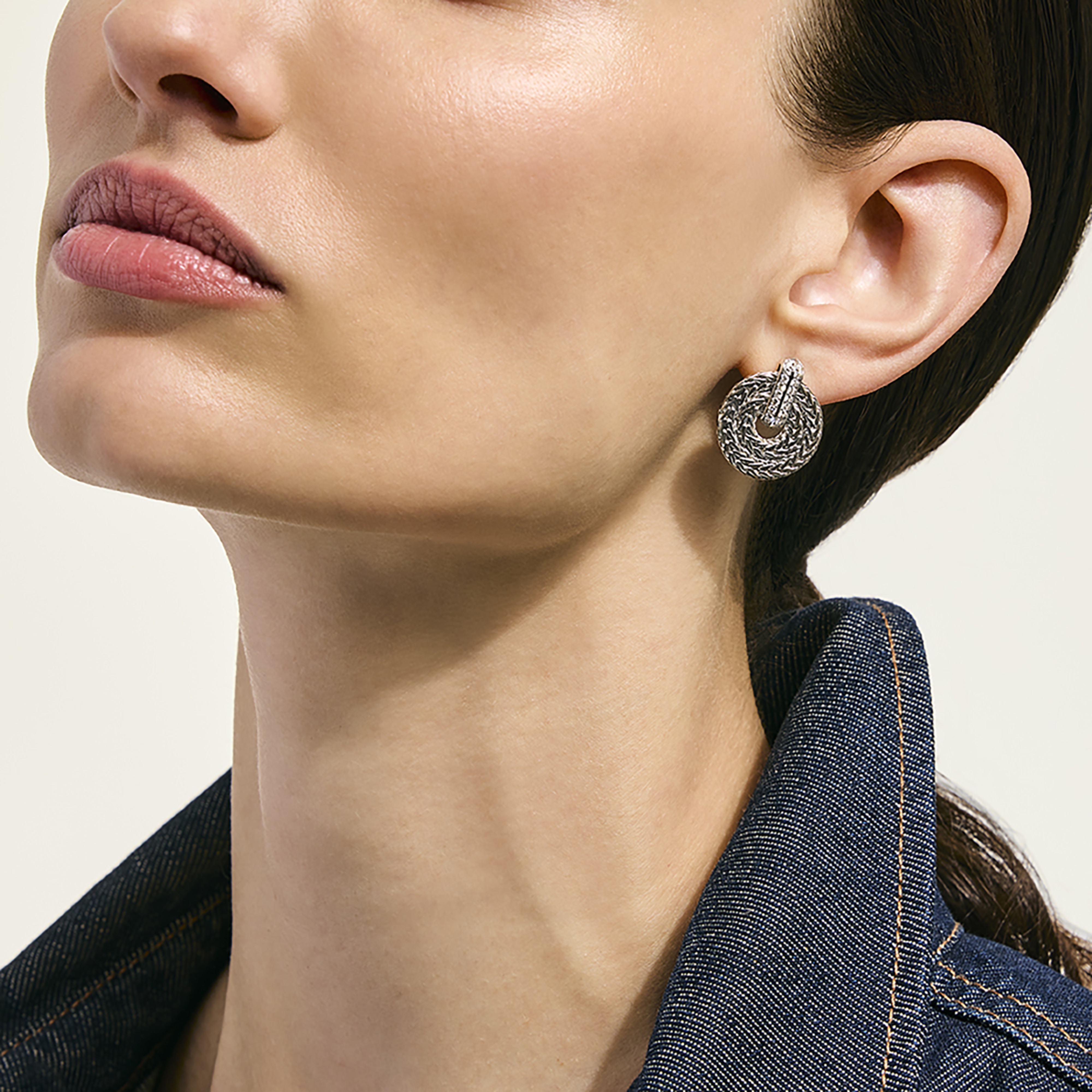 JOHN HARDY Icon Link Diamond Earrings