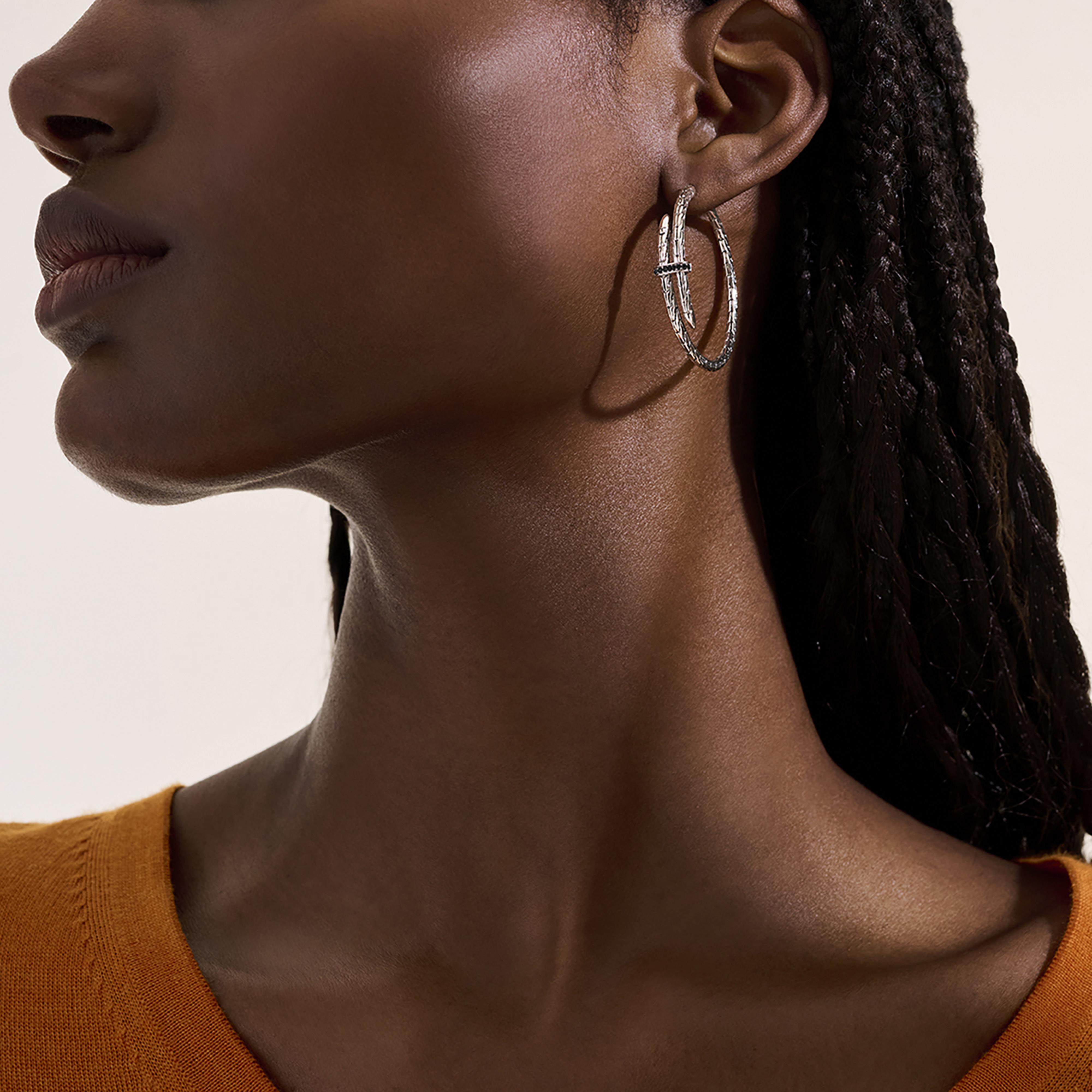 JOHN HARDY Spear Hoop Earrings