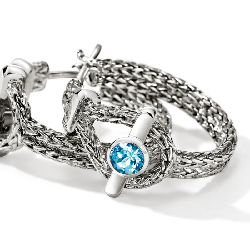 John Hardy Icon Hoop Earrings