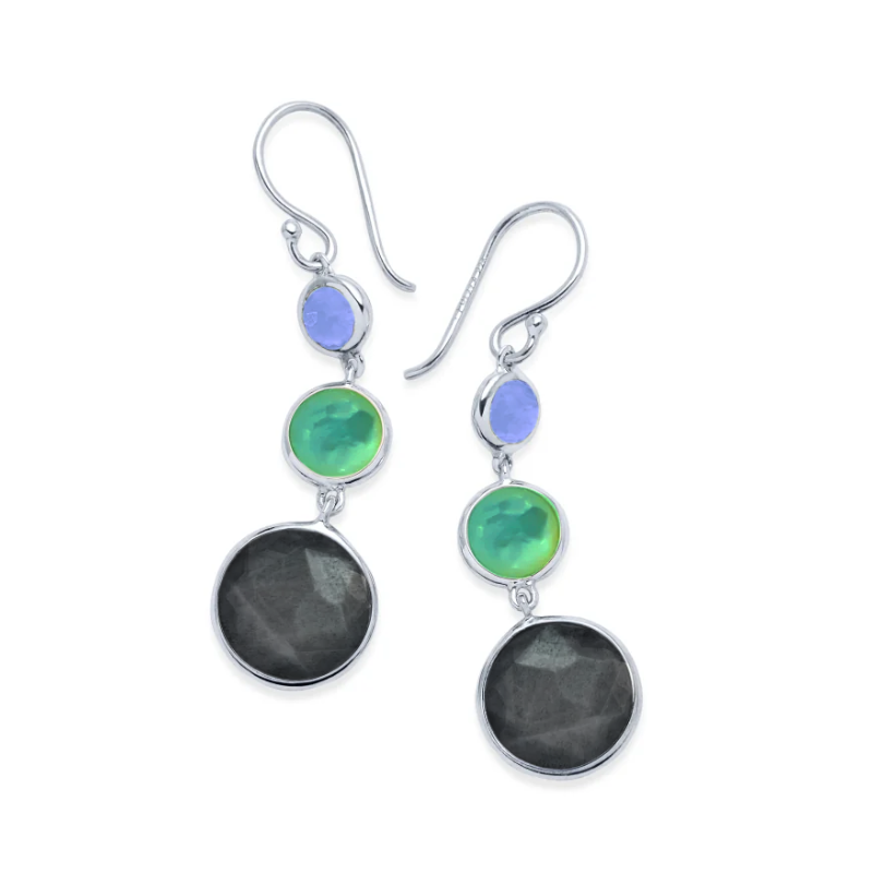 Ippolita Lollitini 3-Stone Drop Earrings