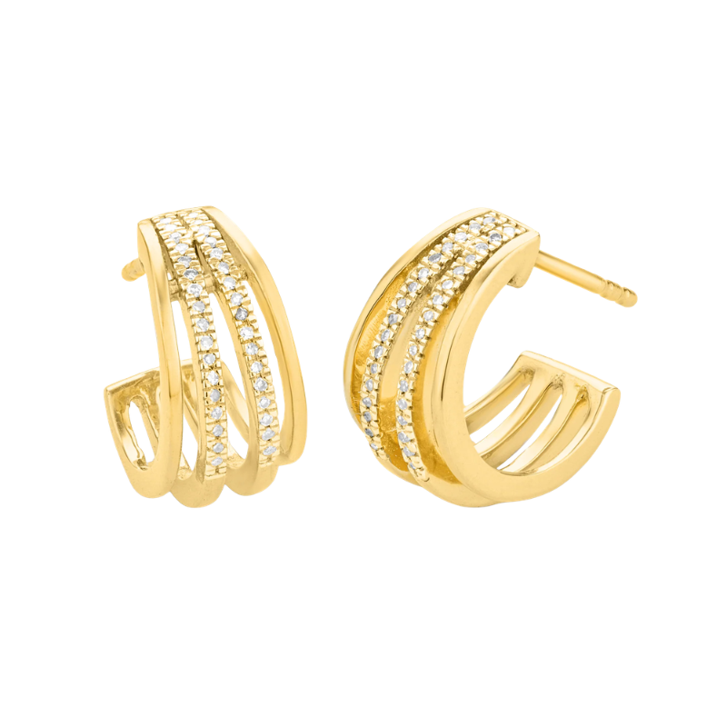 ELLA STEIN Wrap Around Huggie Earrings