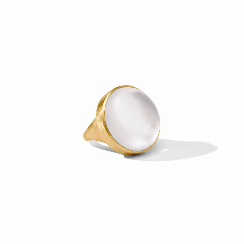 Solara Statement Ring in Iridescent Clear Crystal Size 8