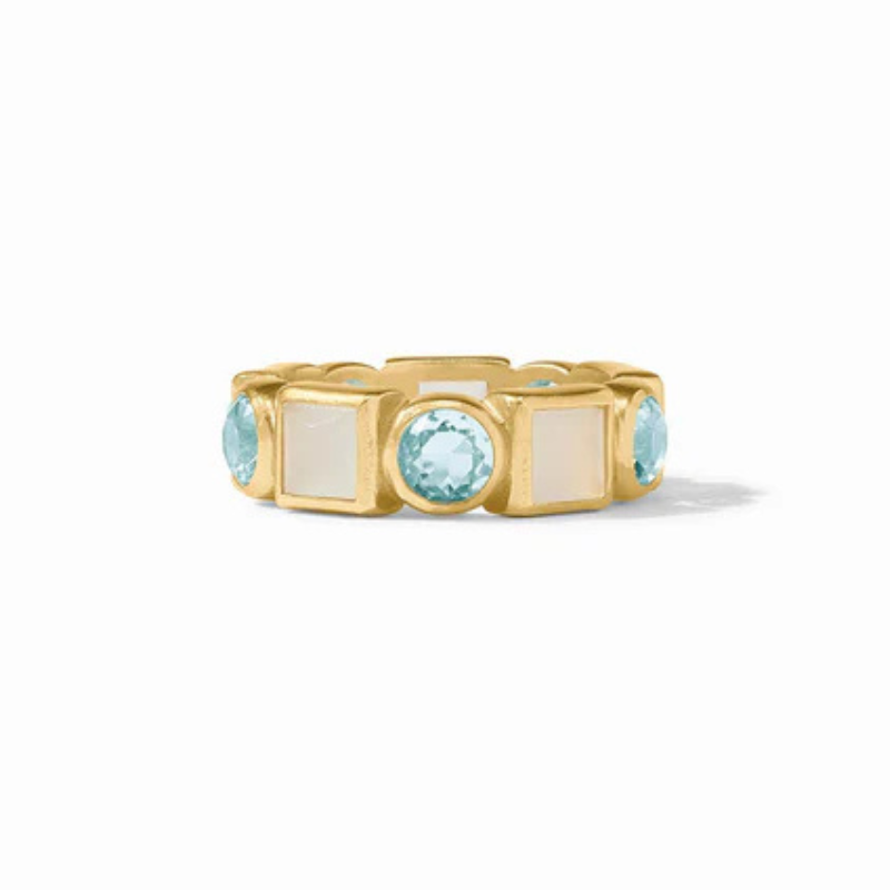 Jolie Ring in Aquamarine Blue Size 7