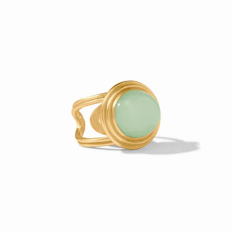 Portofino Statement Ring in Aqua Jade