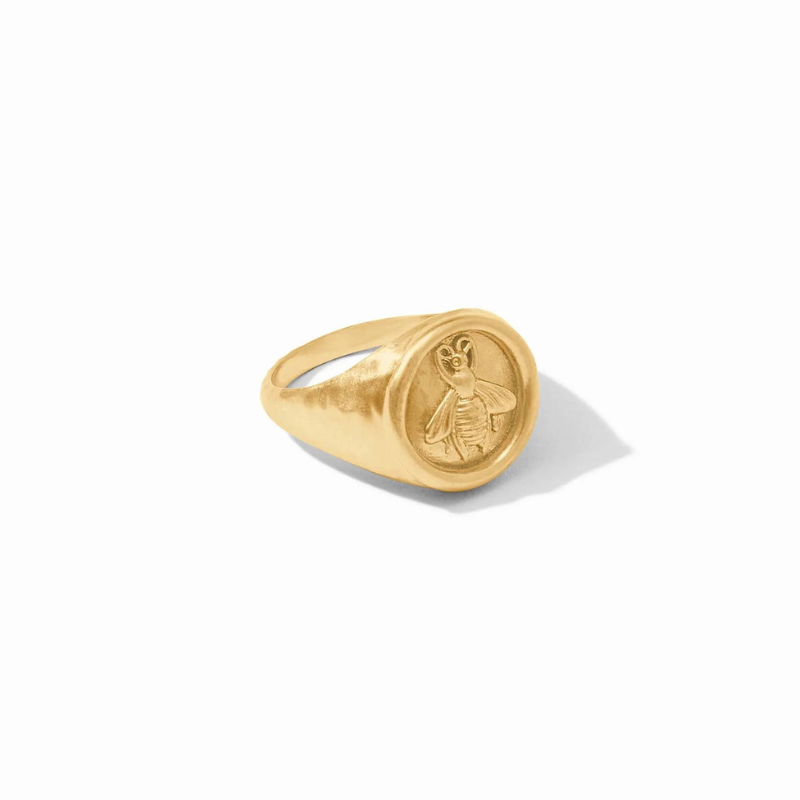 JULIE VOS Bee Signet Ring