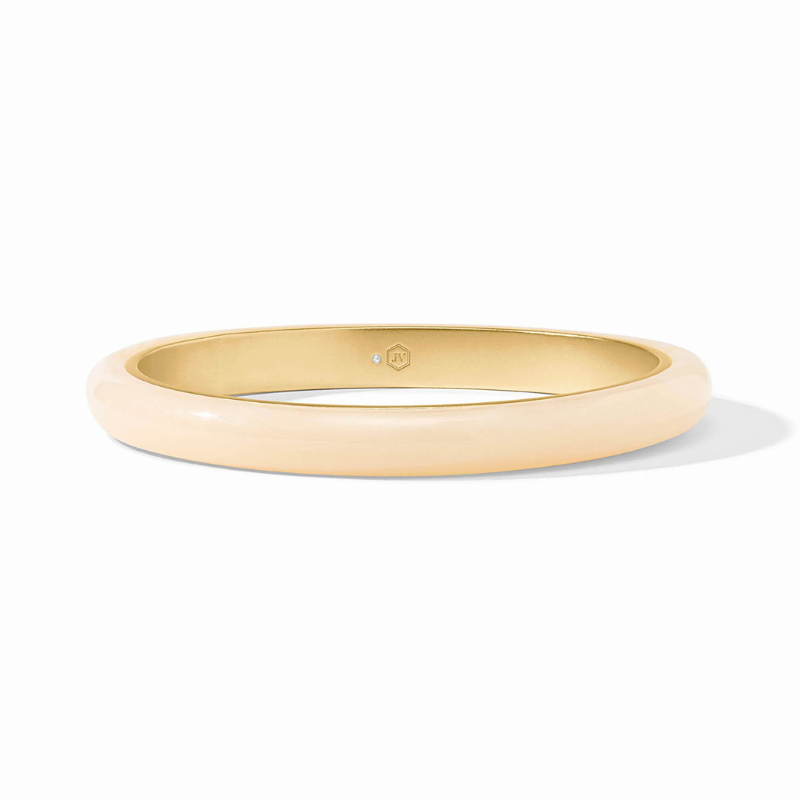 Madison Statement Bangle in Ivory Size Small