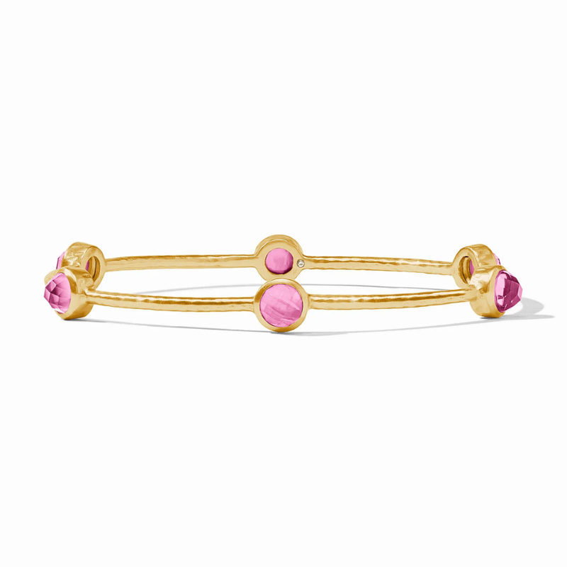 Milano Luxe Bangle in Iridescent Tourmaline Pink Size Small