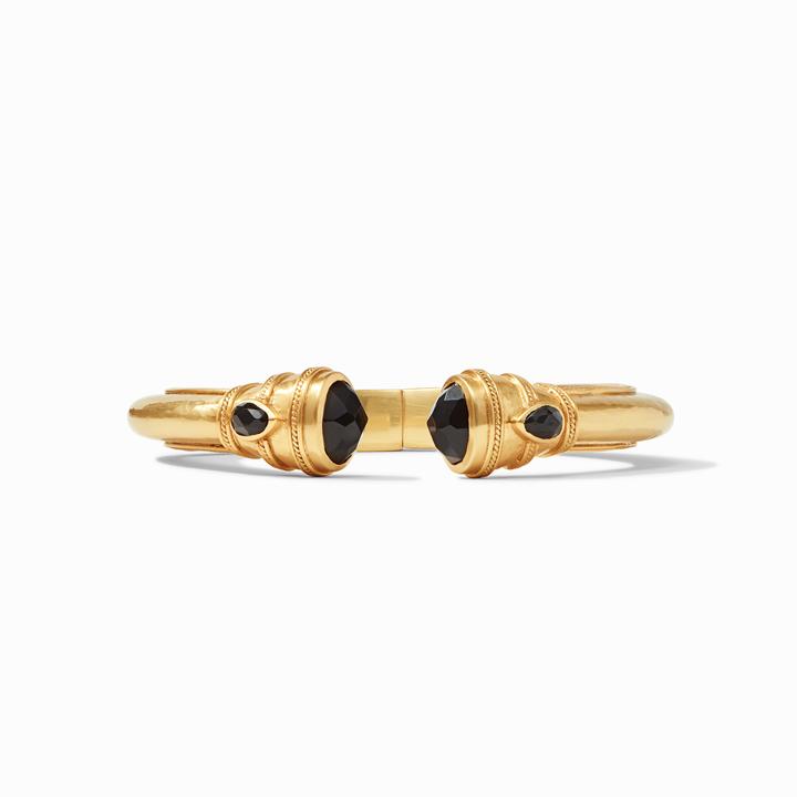 Cannes Demi Cuff in Obsidian Black