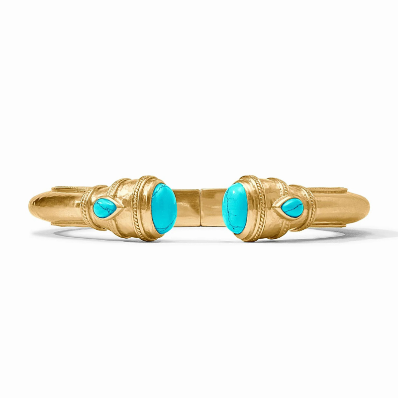 Cannes Demi Cuff in Turquoise Blue