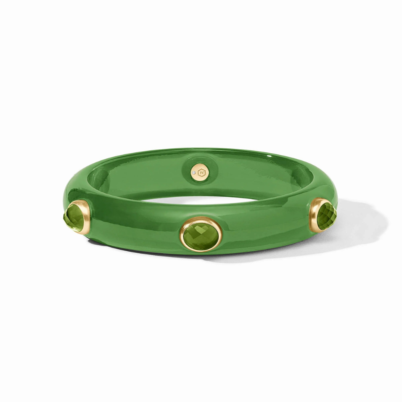 Carnaby Stone Bangle in Palmetto Green