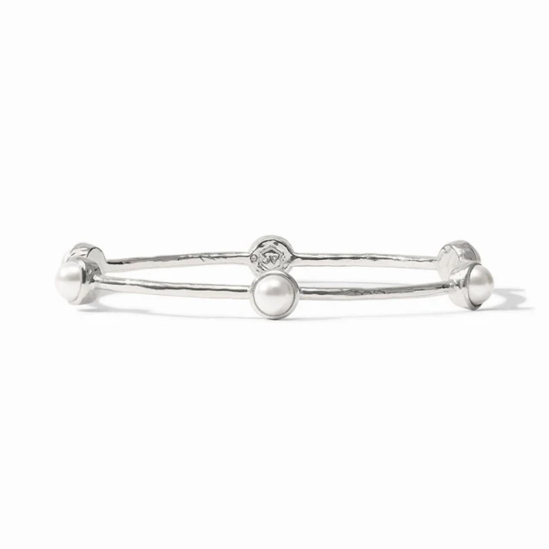 Milano Luxe Bangle in Pearl Size Medium