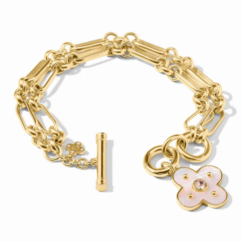 Colette Link Bracelet in Champagne