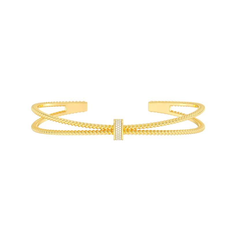 Waterproof Meet Me Halfway Cuff Bracelet