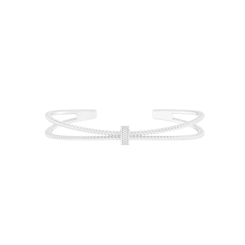 Waterproof Meet Me Halfway Cuff Bracelet