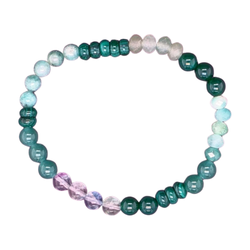 Kauai Green Beach Candy Bracelet-6MM