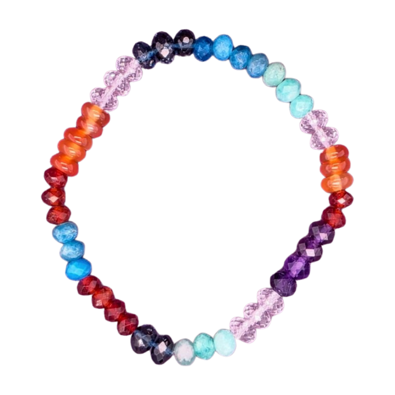 Positano Multi Color Beach Candy Bracelet 6MM & 8M