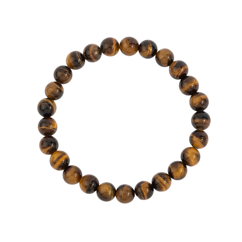 Tiger Eye Mens Bead Bracelet