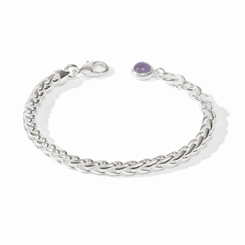 Julie Vos Silver Cobblestone Link Bracelet