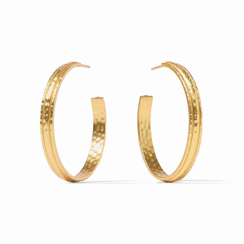 JULIE VOS Madison Large Hoop Earrings