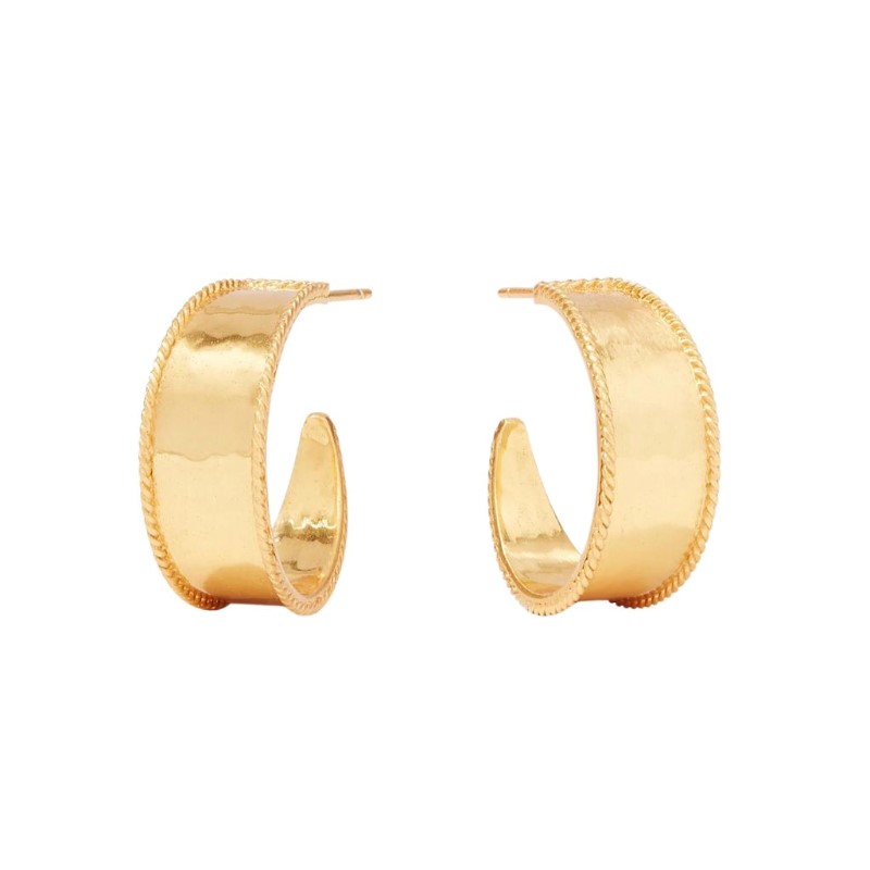 Savoy Gold Hoop - Small main image 1