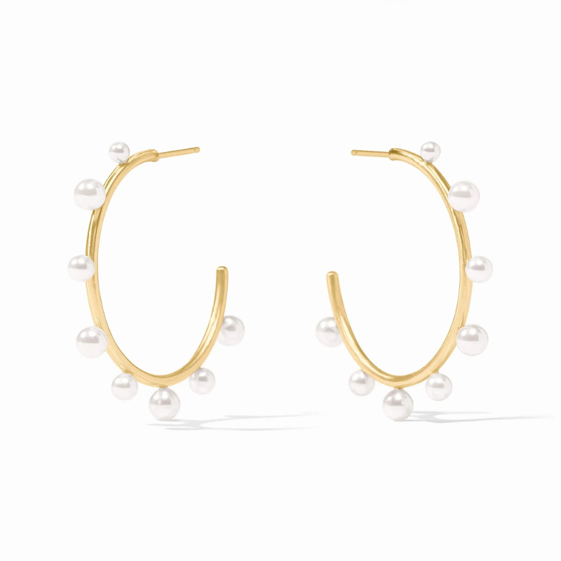 Hydra Pearl Hoop Large