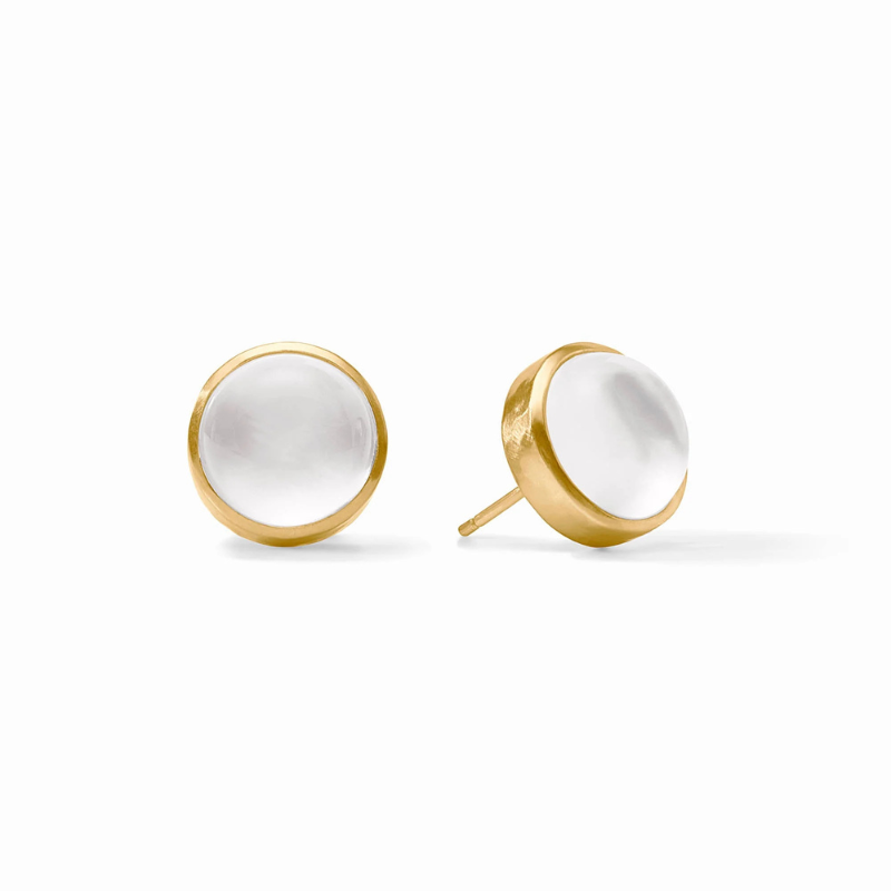 Solara Stone Stud in Iridescent Clear Crystal