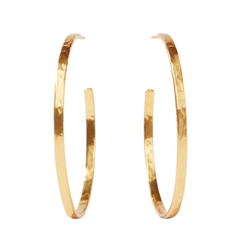 JULIE VOS Extra Large Crescent Hoop Earrings