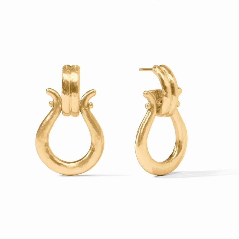 JULIE VOS Saratoga Doorknocker Earrings