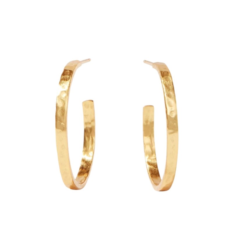 JULIE VOS Medium Crescent Hoop Earrings